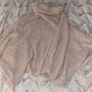 NWOT popcorn sweater poncho